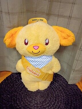 NWT Cuddle Cruisers Dash The Dog Seatbelt/Backpack Strap Cover 12"